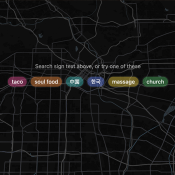 Words Map square